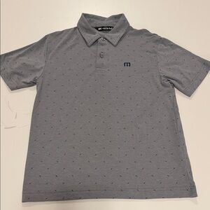 Travis Mathew Gray Polo Shirt for Kids